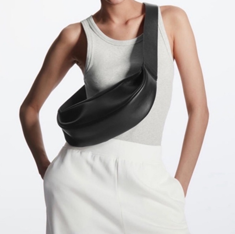 COS Leather Swing Bag